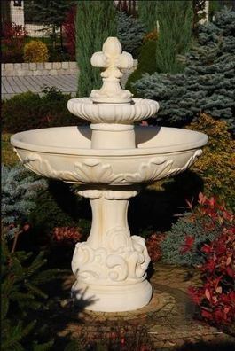Springbrunnen Froschbrunnen Brunnen Steinbrunnen Gartenbrunnen Fontaine 150cm
