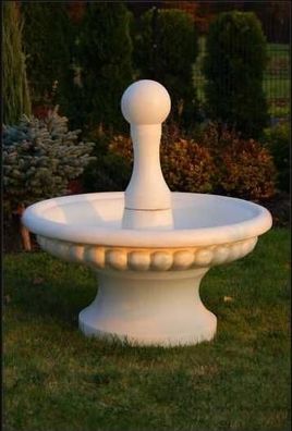 Zierbrunnen Springbrunnen Skulptur Brunnen Deko Garten Fontaine Teich 129cm Neu