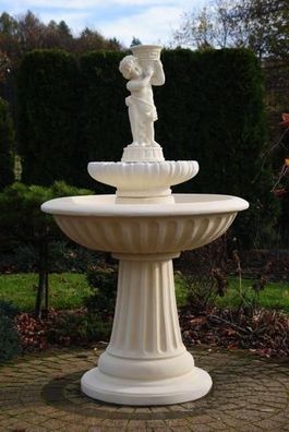 Springbrunnen Garten Teich Brunnen Stein Steinbrunnen Gartenbrunnen Fontaine Neu