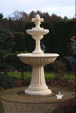 Zierbrunnen Springbrunnen 171cm Skulptur Brunnen Deko Garten Fontaine Teich Neu