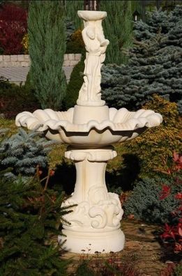 Zierbrunnen Springbrunnen Skulptur Brunnen Dekoration Garten Fontaine Neu 157cm