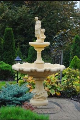 Zierbrunnen Springbrunnen Brunnen Garten Dekoration Fontaine Teich ELENA AMANDA