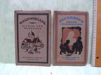 Waldmüller Bilder Erlebnisse Feuerbach Bekenntnisse Delphin Verlag 20er Jahre