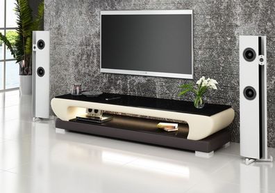 luxury tv Sideboard Tables cabinet Television side tables lowboard Leather new