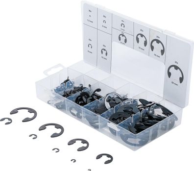 BGS E-Sicherungsring-Sortiment | 1,5 - 22 mm | 300-tlg