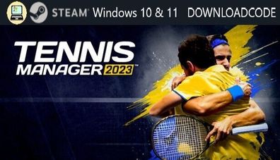 NEU PC Computer Spiel Tennis Manager 2023 für Windows 10 11 STEAM Download Code