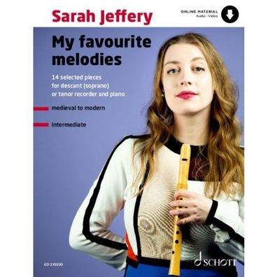 My Favourite Melodies (Jeffery) Sopranblockflöte und Klavier Noten