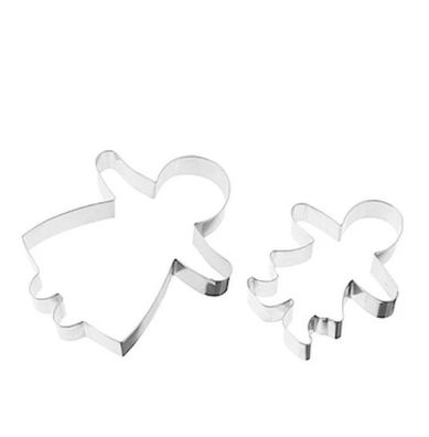 Fackelmann Zenker Patisse Ausstecher 2tlg Lebkuchenfamilie Weihnachten Plätzchen