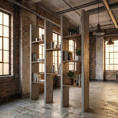 Regal Betonoptik, Verkaufsregal, Bücherregal, Industrial individuell Hergestellt