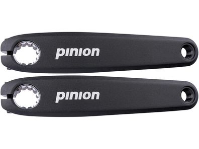 PINION Kurbelsatz "Forge" Geschmiedete Kurbel 175 mm lang, schwarz, mit Sensormagn