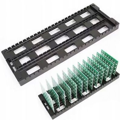 Rosfix ESD Leiterplattenständer 43x14 cm – 25 Fächer | Antistatisch Robust