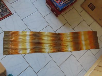 Halstuch Dekotuch Schal Gelbtöne am Rand mit Wellenmuster ca. 33 x 150 cm