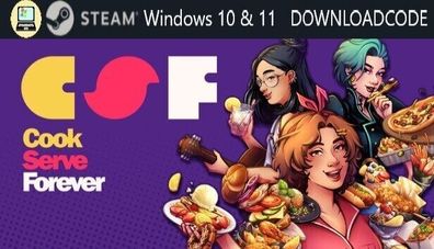NEU PC Computer Spiel Cook Serve Forever für Windows 10 11 STEAM Download Code