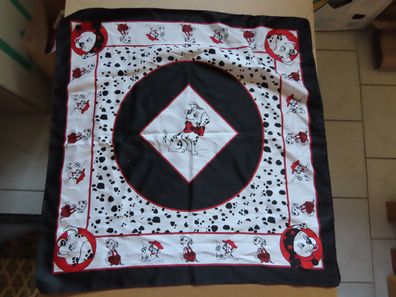 Halstuch Dekotuch Schal Dalmatiner ca. 57 x 57 cm