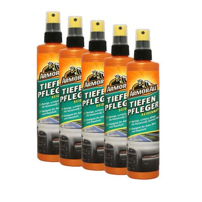 5x ARMOR ALL Auto Cockpit Kunststoff Reiniger Tiefenpfleger seidenmatt 300 ml