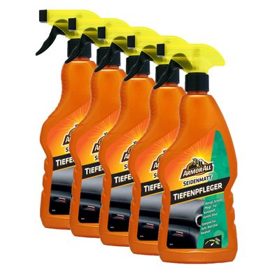 5x ARMOR ALL Auto Cockpit Kunststoff Reiniger Tiefenpfleger seidenmatt 500 ml