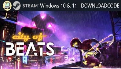 NEU PC Computer Spiel City of Beats für Windows 10 11 STEAM Download Code Key