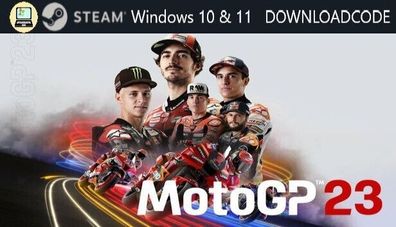 NEU PC Computer Spiel MotoGP 23 für Windows 10 11 STEAM Download Code Game Key
