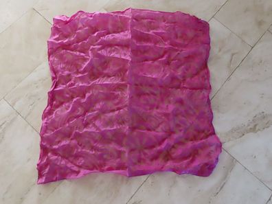 Halstuch Dekotuch Schal pinkes Muster ca. 66 x 65 cm