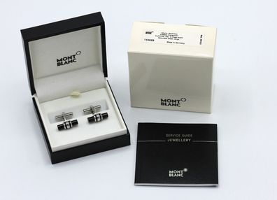 Montblanc Meisterstück Manschettenknöpfe / Cufflinks / Onyx / / / 110659 / NEU