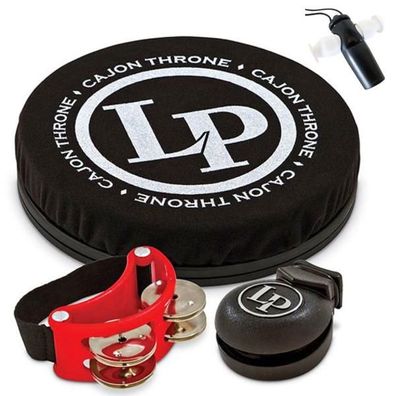 LP Latin Percussion LPCP1 Cajon Zubehör-Set mit KD SW-1 Sambapfeife