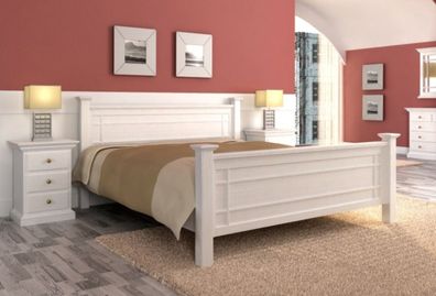 Bett Massivholz Duett 180 x 200 cm Pinie lipizano