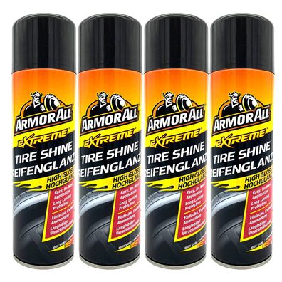 4x Armor All Extreme Auto Reifenglanz Reifenreiniger Reifen Reiniger Hochglanz