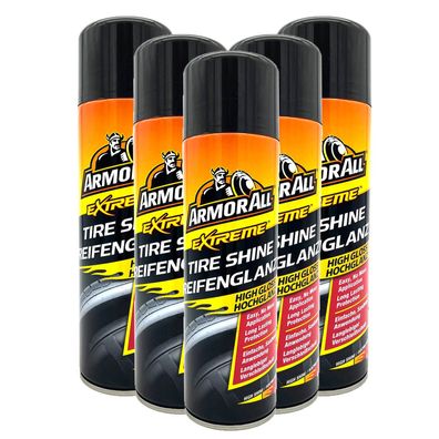 5x Armor All Extreme Auto Reifenglanz Reifenreiniger Reifen Reiniger Hochglanz