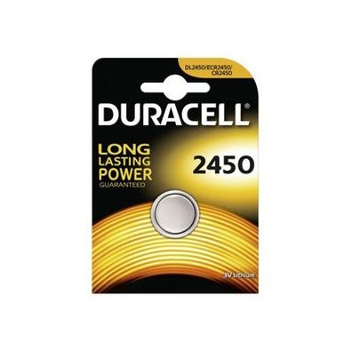 Batterie CR2450 Duracell / 1er Blister
