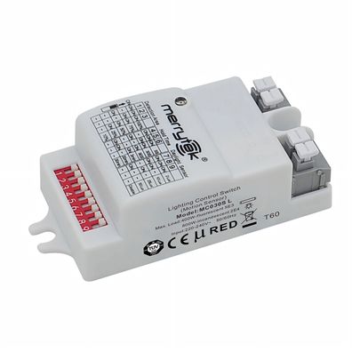 L03C MC030S-L Merrytek Mikrowellen Bewegungssensor Ein/Aus Funktion 220-240V AC