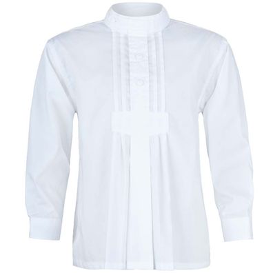 Trachtenhemd Eddi weiß Isar-Trachten - Größe: 152