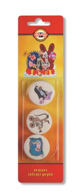 KOH Radiergummi Maulwurf rund D = 41 mm 3er Blister