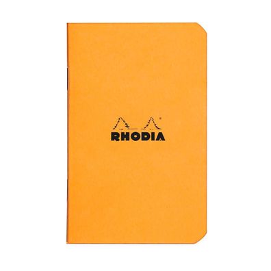 Rhodia Heft 7,5x12 kariert 48Bl orange