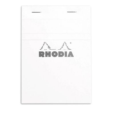 Rhodia Block Rhodia White A6 kar 80Bl