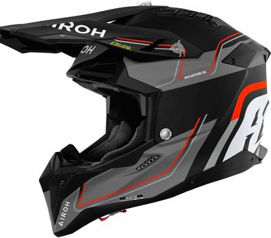 Airoh Motorrad Crosshelm Aviator 3 Leader Ai40011