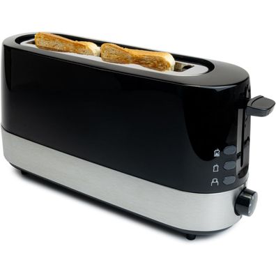 KORONA Langschlitz-Toaster 23 cm mit Brötchenaufsatz und Bräunungsstufen