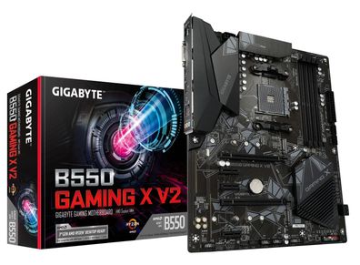 Gigabyte B550 GAMINGxV2 AM4 DDR4 2xM.2 4xSATA HDMI ATX MB
