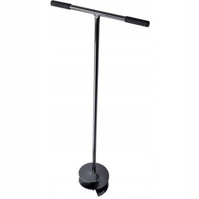 KADAX Handerdbohrer, Erdbohrer aus Metall, Erdlochbohrer, Pfahlbohrer, 20 cm