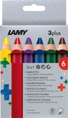 LAMY 3plus Buntstifte sortiert