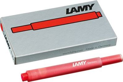 LAMY T 10 Tintenpatronen rot