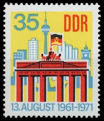 DDR 1971 Nr 1692 postfrisch SDA35E2
