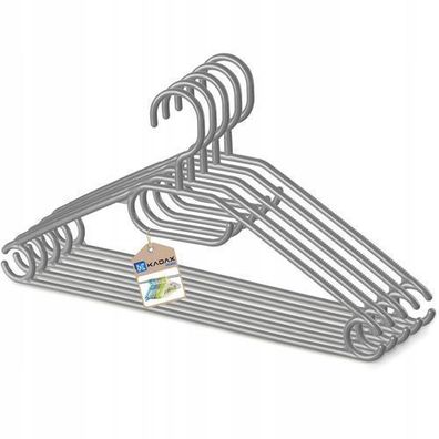 KADAX Kleiderbügel aus Kunststoff, 5 Stück, 360°drehbarer Haken