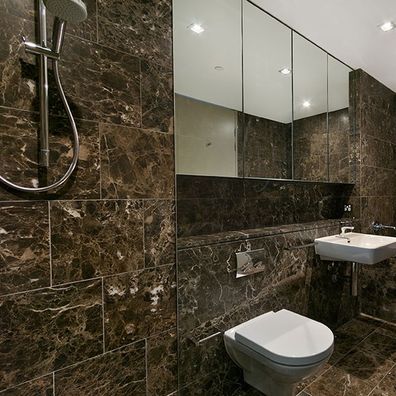 30x50 10m² Marmor Boden Naturstein Boden Belag Fliesen Dark Emperador Fliese Neu