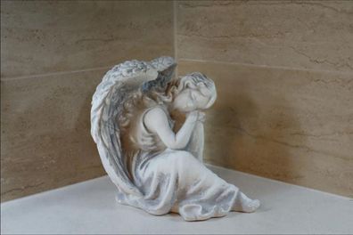 Grabengel Engel Schutzengel Grabschmuck Deko Engelfigur Grab Deko 24cm S101171