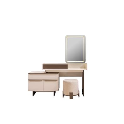 Moderne Schlafzimmer Möbel Edler Kosmetiktisch Polster Hocker Spiegel