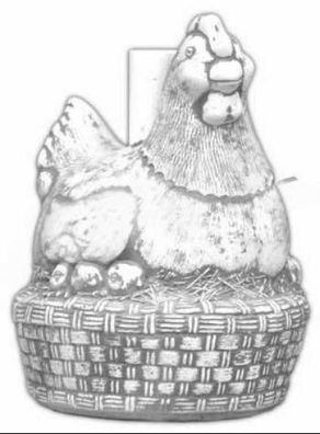 Kücken Huhn Garten Figur Statue Figuren Statuen Skulptur Dekoration Deko 548R