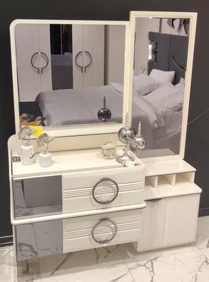 Schminkkonsole Konsole Kosmetiktisch Beauty-Tisch Schminkkommode Frisiertisch