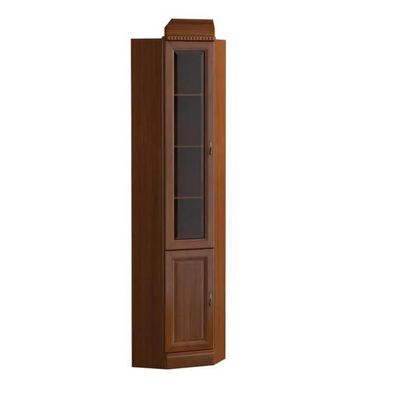 Eckvitrine Glasschrank Schrankvitrine Holzschrank Objektschrank Regalvitrine