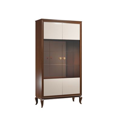Luxus Vitrine Wohnzimmer Möbel Schrank Glas Vitrinen Designer Schränke Kommode