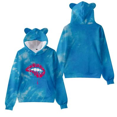 im Sorti Ben Azelart Merch 3D Bierohren Motiv Erwachsene Hoodie Pullover Jacke